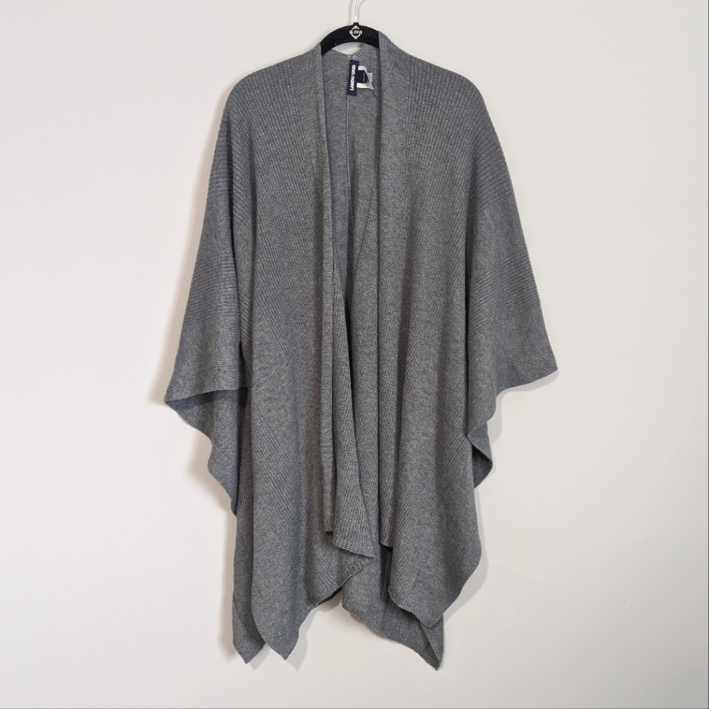 Lands' End Poncho Cardigan Shawl